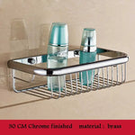 panier mural chrome bronze doré fileté moderne vis fixations
