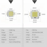 ampoule led cob 10w 20w 30w 50w 100w blanc chaud blanc haute luminosité 120deg