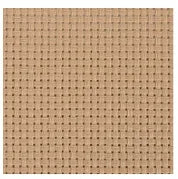 tapis moderne coton beige clair grille carrés noirs 30x30cm opaque tissu
