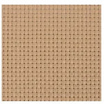 tapis moderne coton beige clair grille carrés noirs 30x30cm opaque tissu