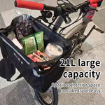 sac vélo polyestère noir gris réfléchissant brodé utilitaire multifonction port épaule fixe arrière