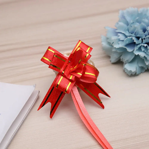 ruban cadeau motif floral rayures dorées couleur rouge bleu violet rose vert décoration mariage