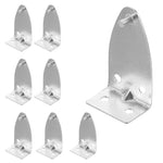 supports stores lamelles argentés moderne vis fixations pièces remplacement brackets blindes pièces