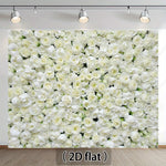 fond photo blanc fleurs 2d opaque décoration événement anniversaire mariage noëlnaissance