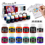 peintures acryliques 12 couleurs bleu vert rouge jaune noir violet modernes toile verre papier