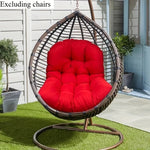 fauteuil suspendu coussin forme imperméable coton polyester marron vert bleu gris noir moderne confortable