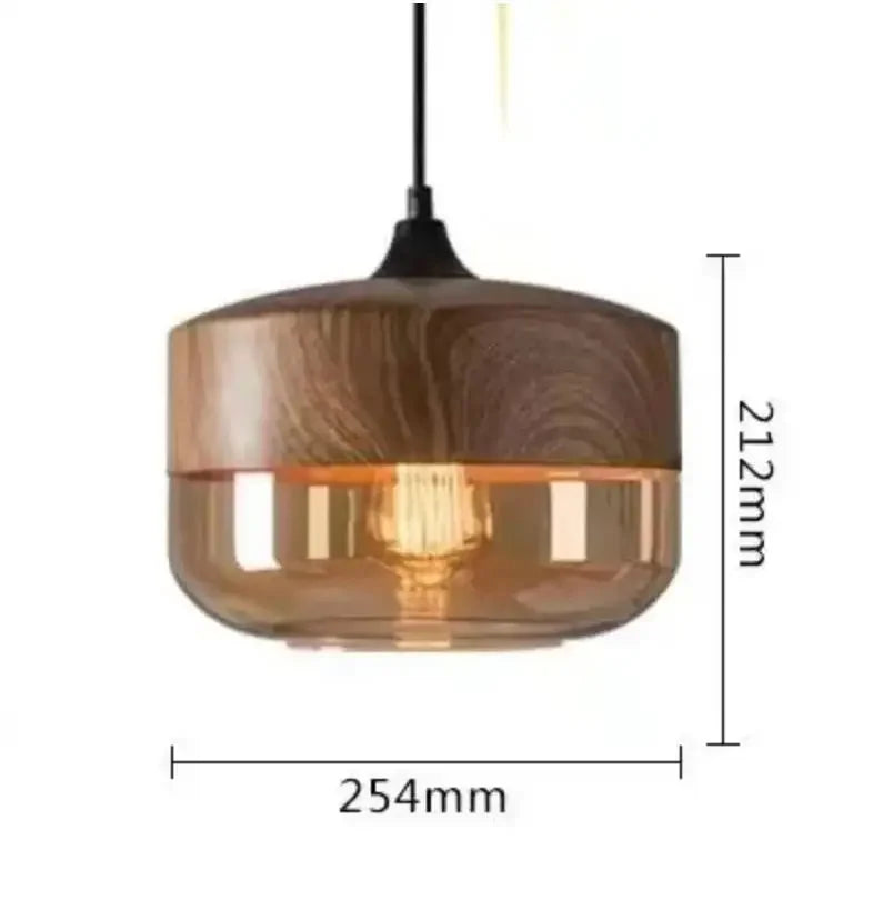 suspension lumineuse moderne pendentif verre noir transparent contemporain fixation câble luminaire salle manger chambre