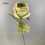 bouquet roses artificielles soie mariage anniversaire intérieur decoration classique blanc rose pale