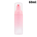 flacons pulvérisation mousse 60ml vert rose noir marron blanc transparent moderne rechargeable