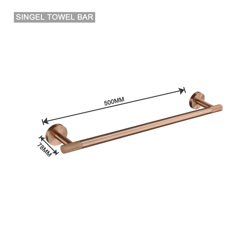 ensemble accessoires salle bain or rose mat porte savon serviette papier toilette moderne