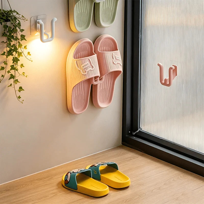 organisateur chaussures adhésif moderne orange vert rose jaune plissées rechargeable abscence
