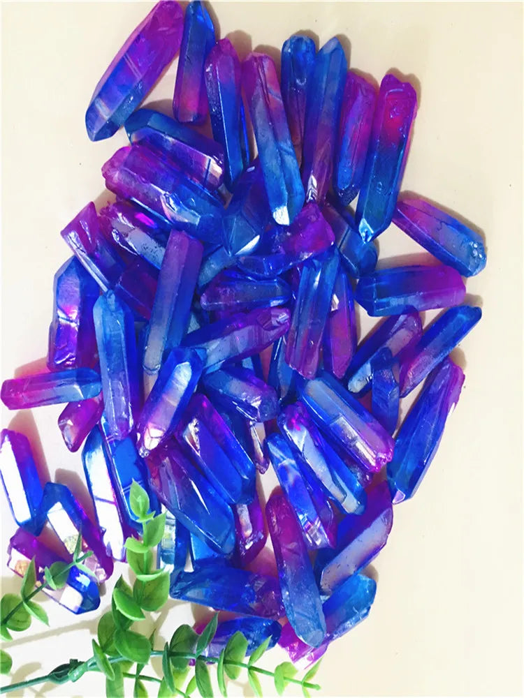 cristaux agate violet bleu ombre chromatique naturels décoration maison feng shui amour