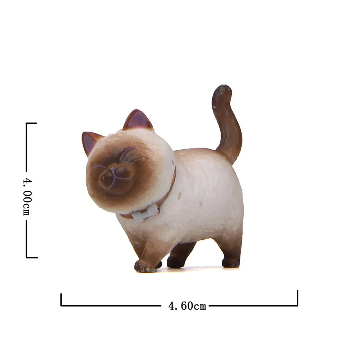 figurines chats cartoon mignon colliers gris noir blanc orange bébé animaux
