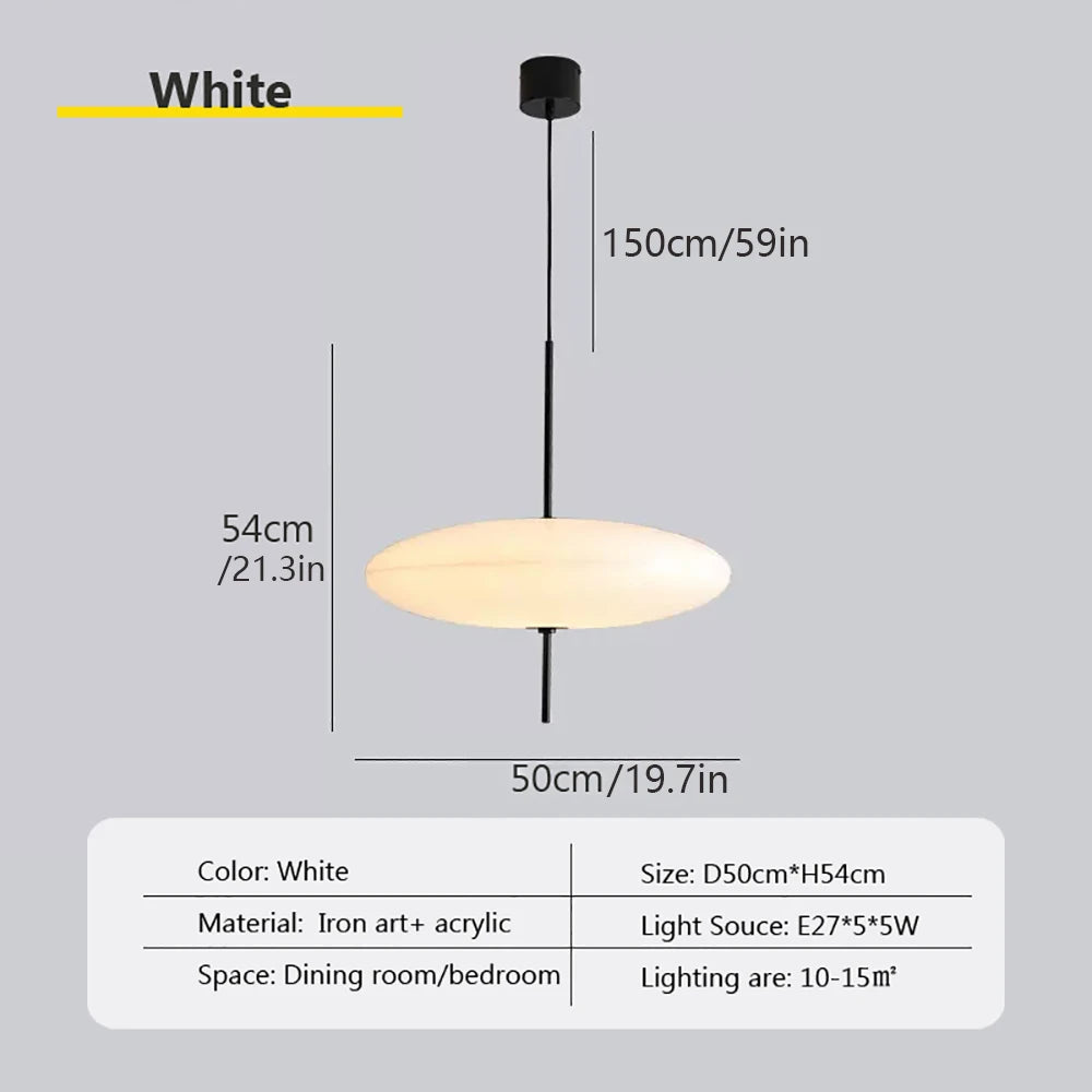 suspension lumineuse moderne blanc noir pince lampe câble électrique 30cm 50cm chambre salon étude