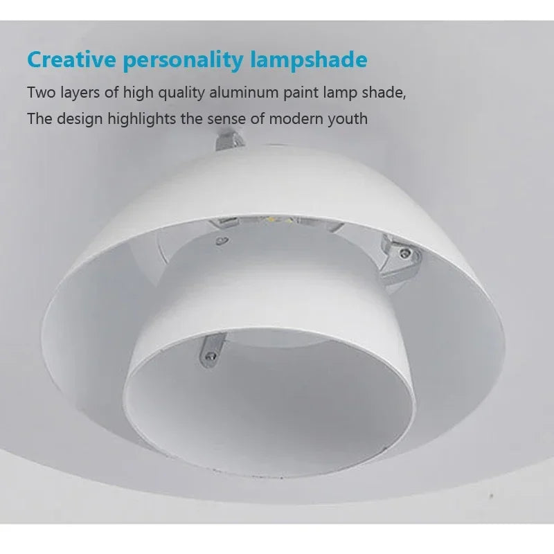 lampe suspendue moderne blanche minimaliste plafonnier salon chambre luminaires intérieur rond épuré