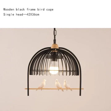lampe suspendue pendentif blanc noir grille métallique hauteur ajustable moderne rustique chambre salon