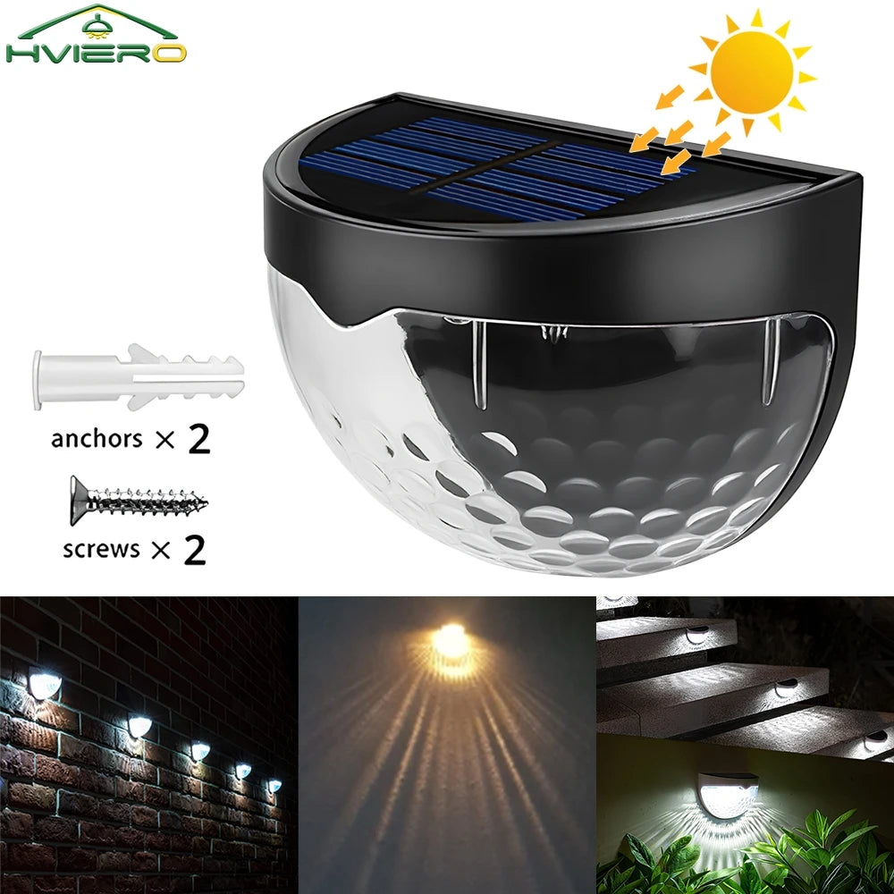 lumière solaire murale moderne perforée ip65 led noir blanc minimaliste