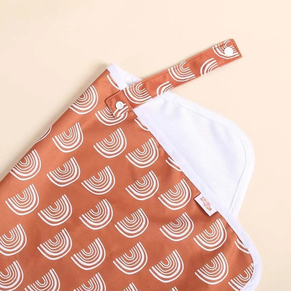 couverture bébé orange lamas cactus moderne facile nettoyer blanc motifs enfants