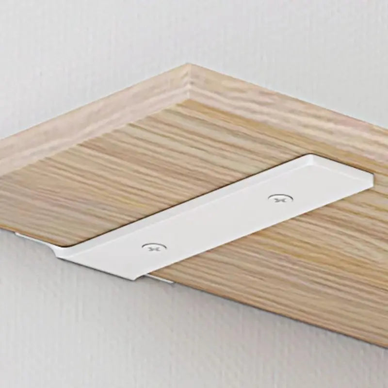 étagère murale métal support moderne vis fixations bois naturel blanc noir