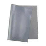 tapis protection meuble adhésif moderne vert bleu gris noir orange texture grille 45cm 29cm
