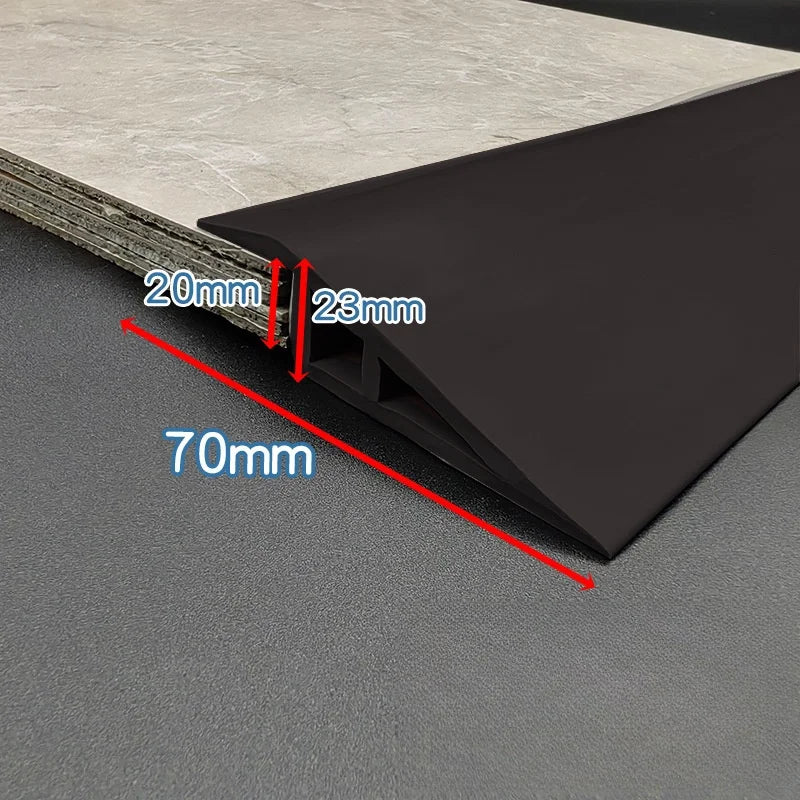 joint transition sol moderne gris marron beige noir adhésif plat lisse finition bord decoration