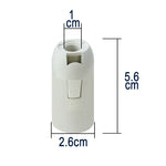 ampoule e27 moderne blanc noir lisse support table led 180deg 60w 250v