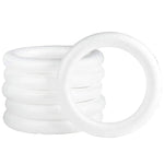 anneau mousse polystyrène blanc durable décoration mariage 10cm 12cm 15cm 20cm 5cm 7cm 8cm