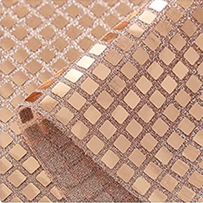 nappe festive métallisée argentée dorée rose gold semi transparent occasion mariage anniversaire événement festif