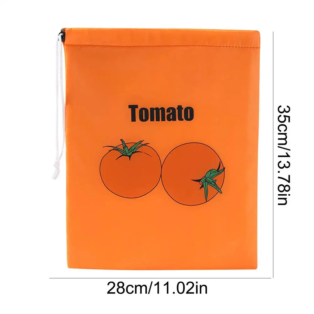sacs rangement fruits légumes polyestor pliables conservation durable drawstring cuisine