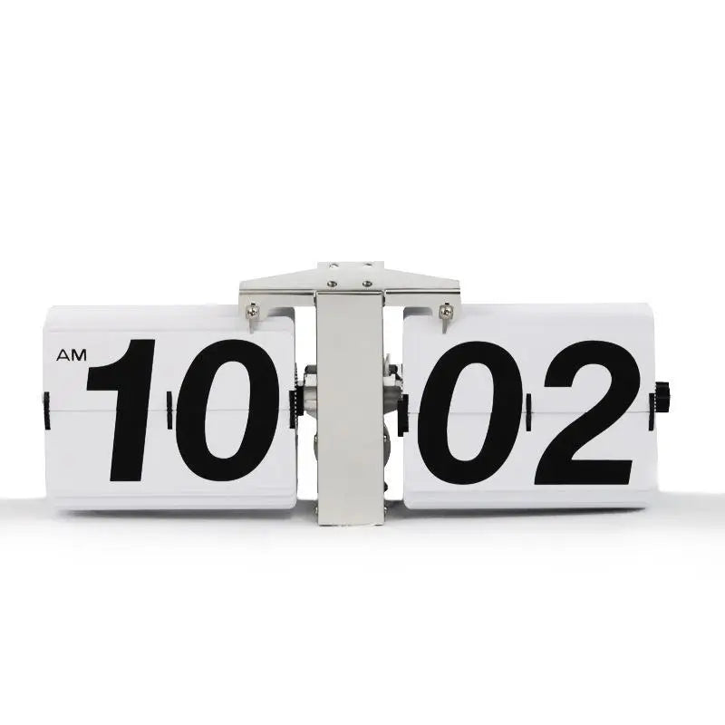 horloge murale quartz flip numérique horloge bleue moderne horloge blanche rétro horloge grise numérique