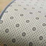 tapis bain gris texture douce motifs floraux moderne 40x60cm 50x80cm 60x90cm