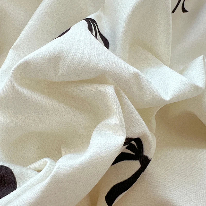 Détail du tissu en coton 100% de la housse de couette
