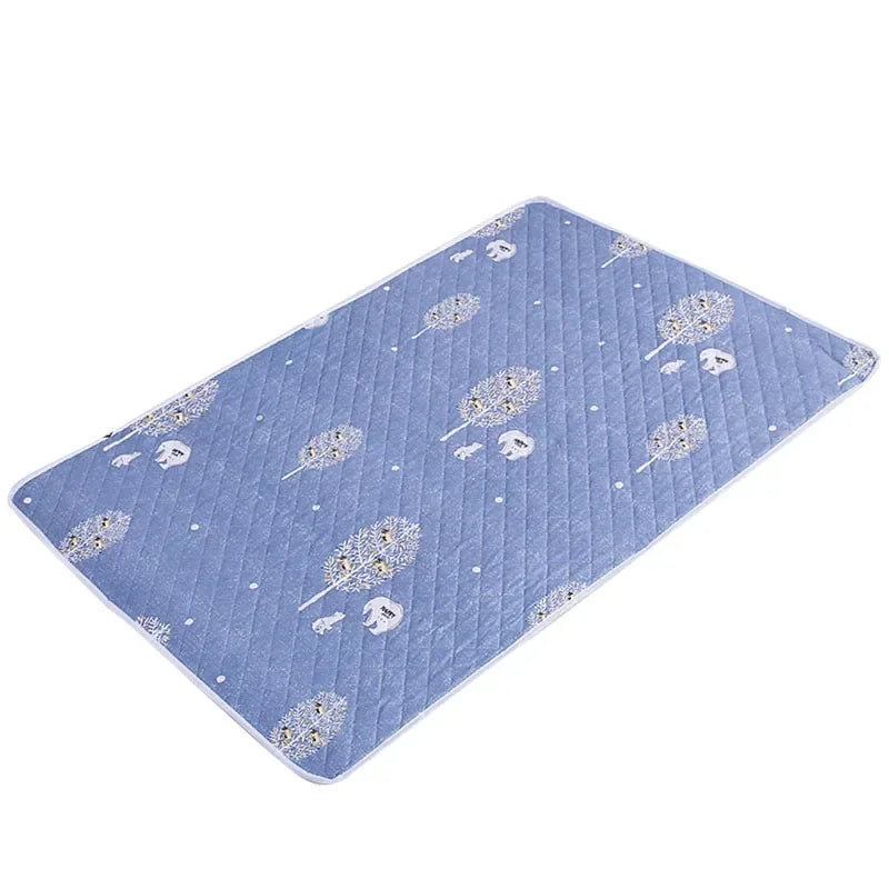 matelas protection bébé motif dinosaure floral quilting opaco mignon enfantin