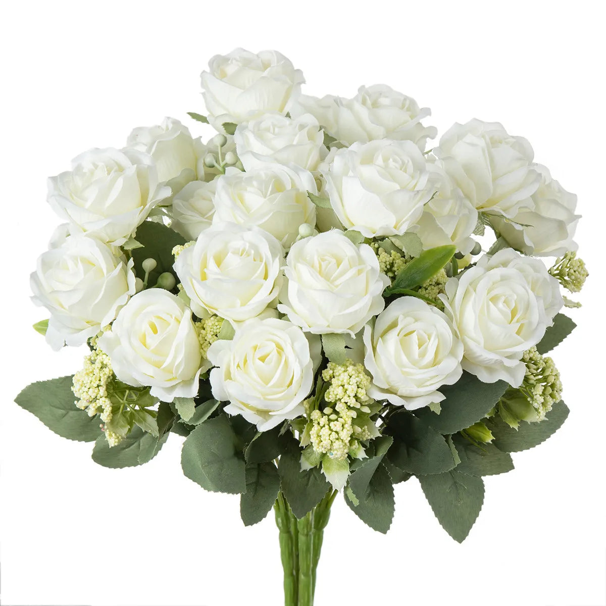 bouquet roses soies modernes decoration maison anniversaire mariage intérieur blanc rouge pale