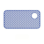 tapis lavabo silicone perforé gris moderne antidérapant drainage vaisselle 34.5x28.6cm