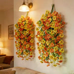 guirlande fleurs artificielles violettes glycines décoration intérieure moderne mariage maison jardin