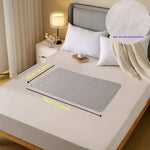 protège matelas gris clair moderne texture géométrique nylon lavable 80x120cm incontinence adultes chiens
