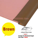 bande transition sol pvc autoadhésive noir beige moderne 3mm 7mm 12mm