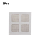 filet moustiquaire adhésif gris clair maille fine pratique anti moustiques 10cm 10cm pack 10pcs