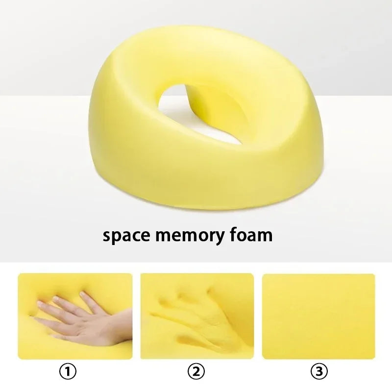 coussin donut mousse mémoire forme ergonomique confort cou hanches voyage massage literie