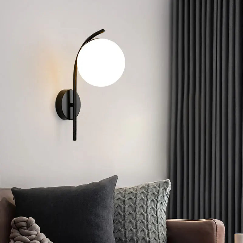 appliques murales modernes lampes led noir or cuisine chambre coucher salle manger entrée