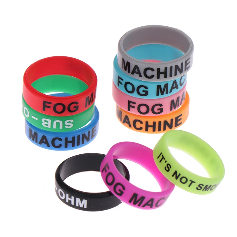 bracelets imprimés sub ohm fog machine 22mm vert rouge bleu noir orange rose gris