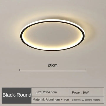 plafonnier led moderne blanc 20cm 30cm éclairage quotidien lumineux rond opaque autonomes