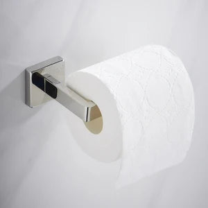accessoires salle bain chrome moderne porte savon brosse wc porte papier porte serviettes minimaliste