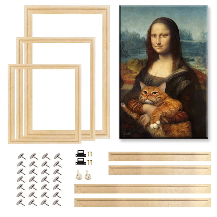 Cadre photo en bois naturel blanc 65x95cm pour décoration murale