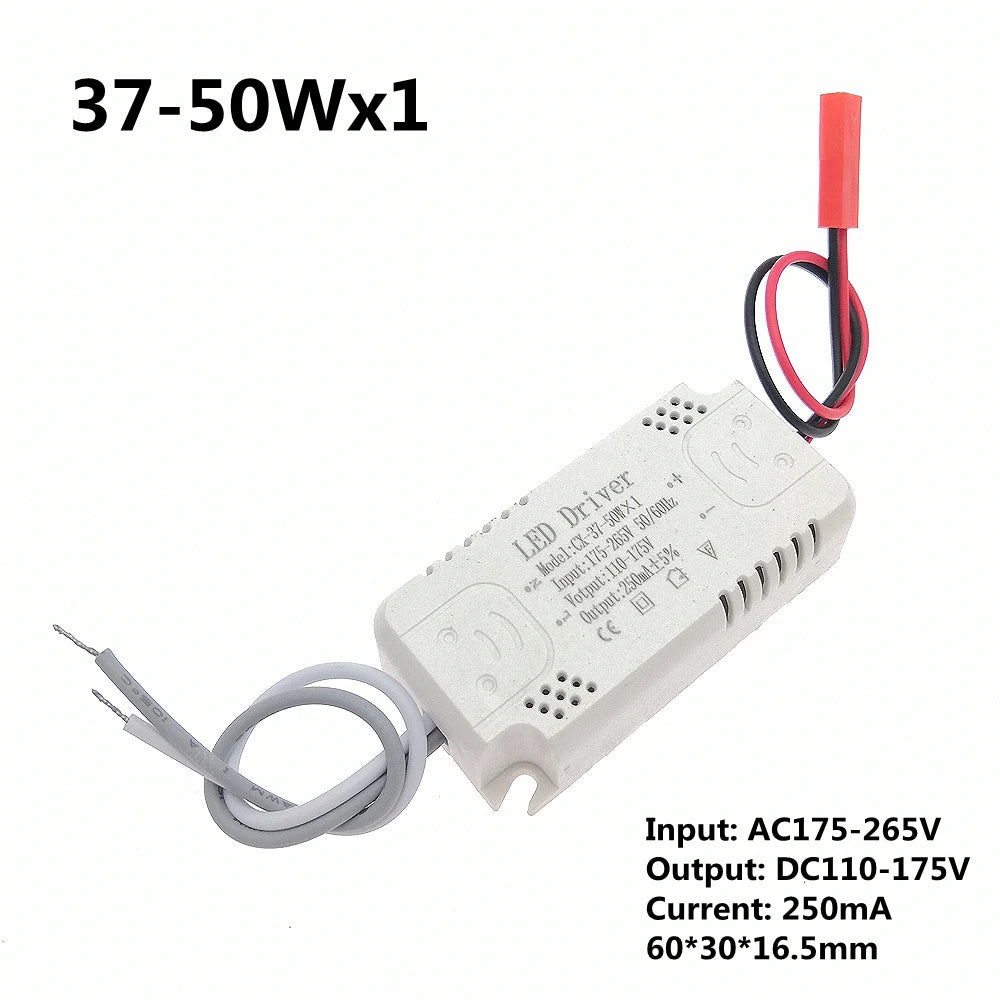 pilote led driver adhésif câble blanc noir 250ma 2540w 5075w 220v moderne fonctionnel