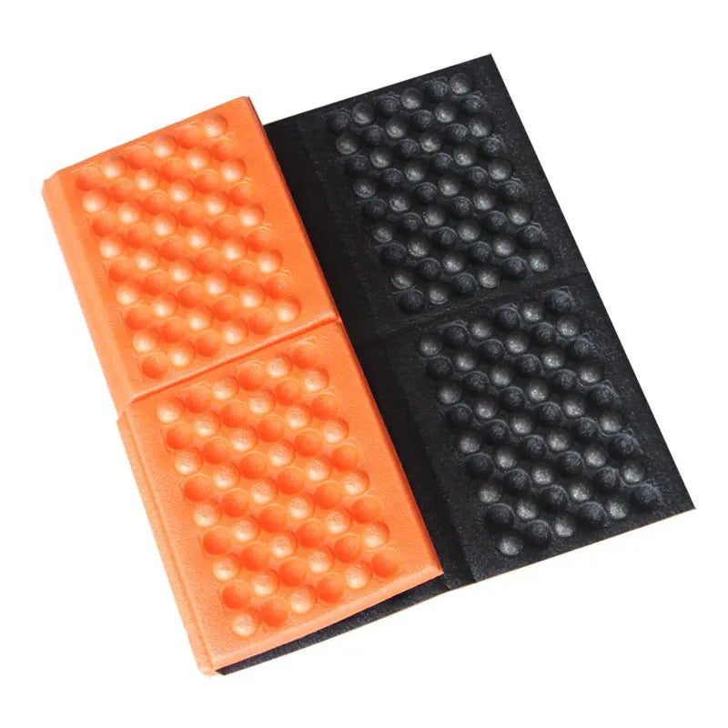 tapis sol pliable imperméable mousse pu xpe perforé orange vert bleu violet moderne camping