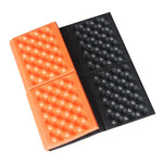 tapis sol pliable imperméable mousse pu xpe perforé orange vert bleu violet moderne camping