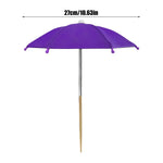 voiles d'ombre moderne parapluie piquet fixe protection uv plantes multicolore opaques