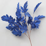 décoration événement artificielle fleurs bleu royal soie feuilles bouquets hybride ornement festifsintérieur